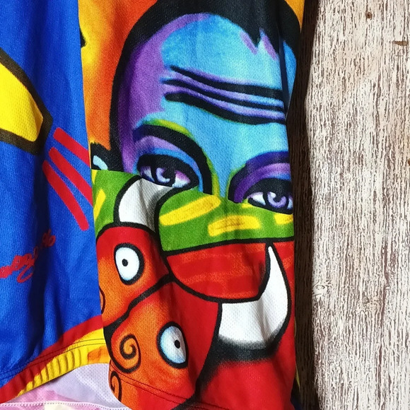 vintage Sugoi 90's signature cycling jersey gorpcore athletic streetwear Lg - Picture 5 of 13